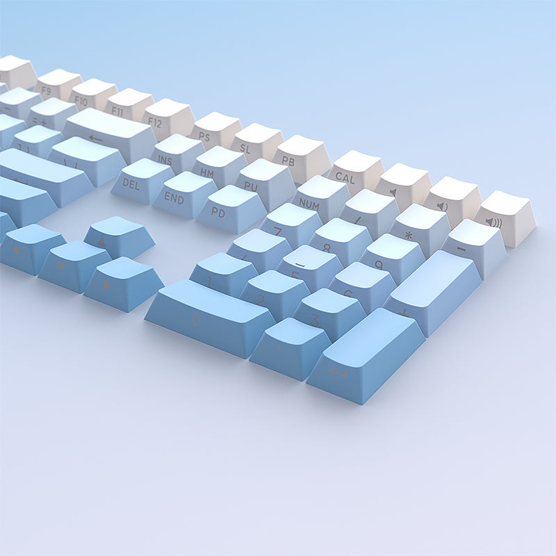 Gradient Side Printed Cherry Profile PBT Keycap Set