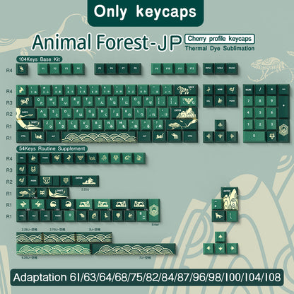Animal Forest keycap set 158 keys Japanese