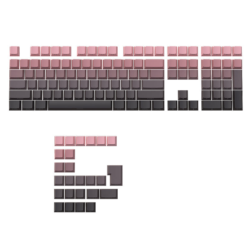 Gradient Side Printed Cherry Profile PBT Keycap Set