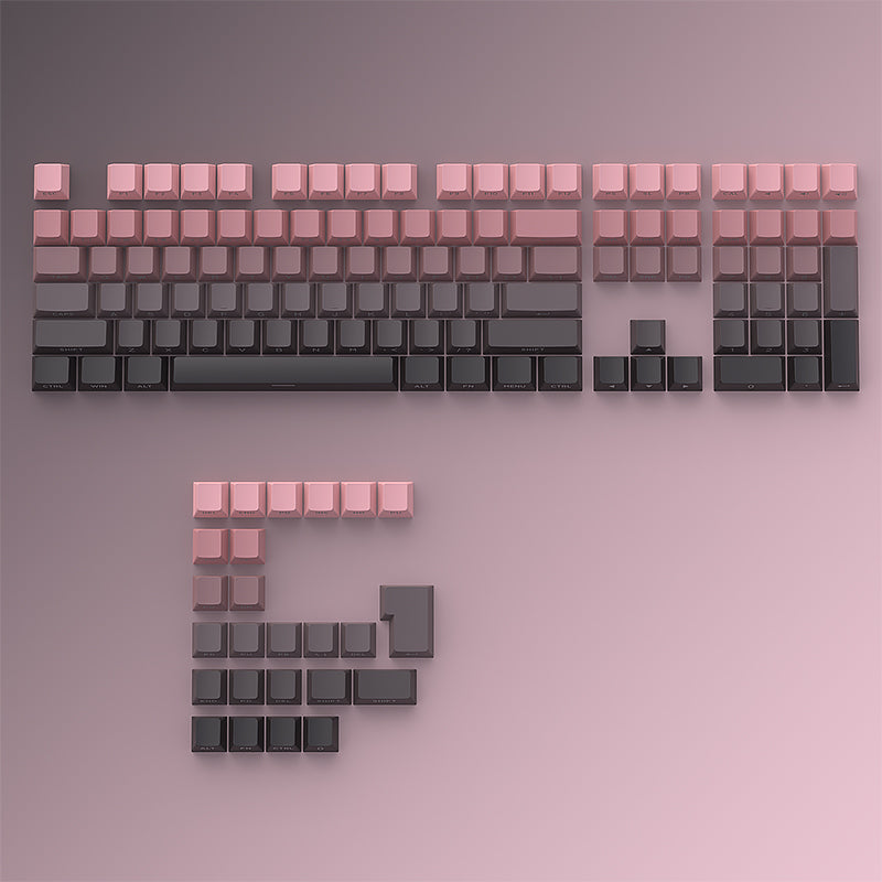 Gradient Side Printed Cherry Profile PBT Keycap Set