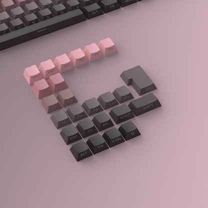 Gradient Side Printed Cherry Profile PBT Keycap Set