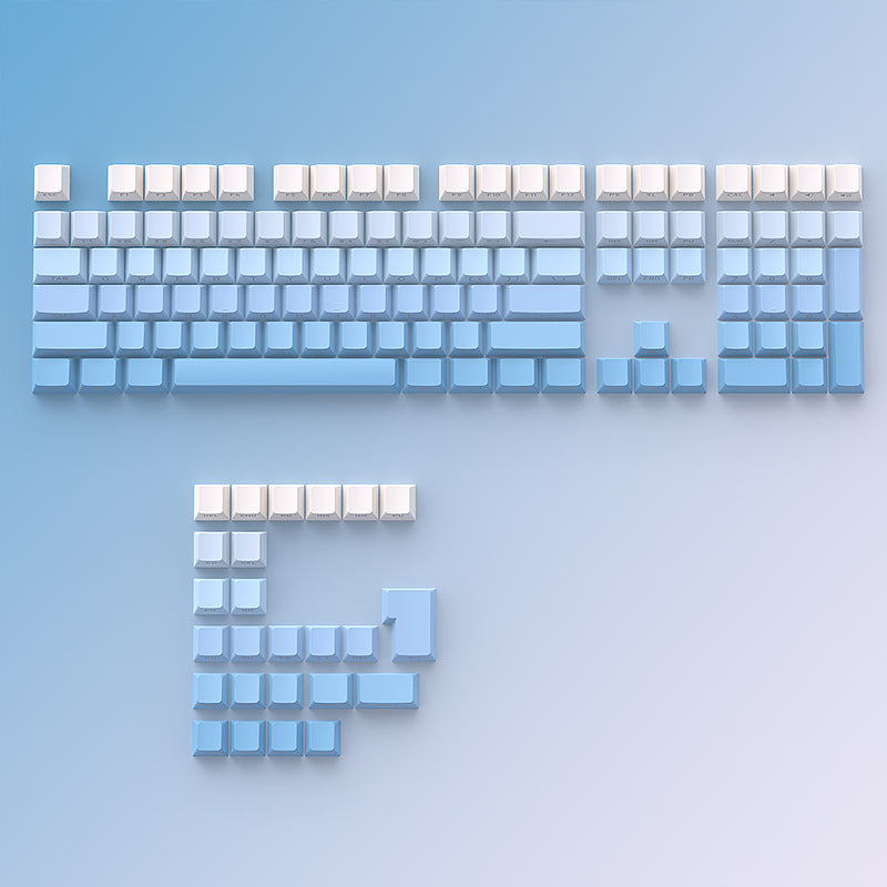 Gradient Side Printed Cherry Profile PBT Keycap Set