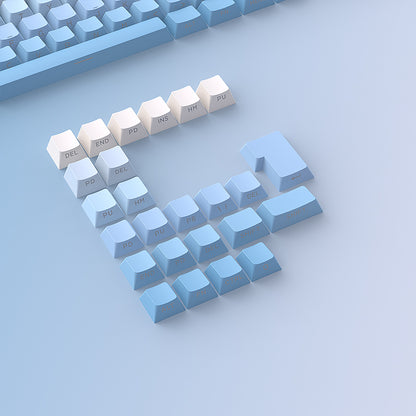 Gradient Side Printed Cherry Profile PBT Keycap Set